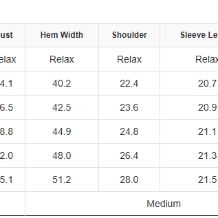 Size chart for WARM WISHES PULLOVER (black), detailing US sizes and measurements in inches.