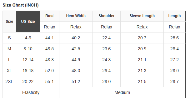 Size chart for WARM WISHES PULLOVER (black), detailing US sizes and measurements in inches.