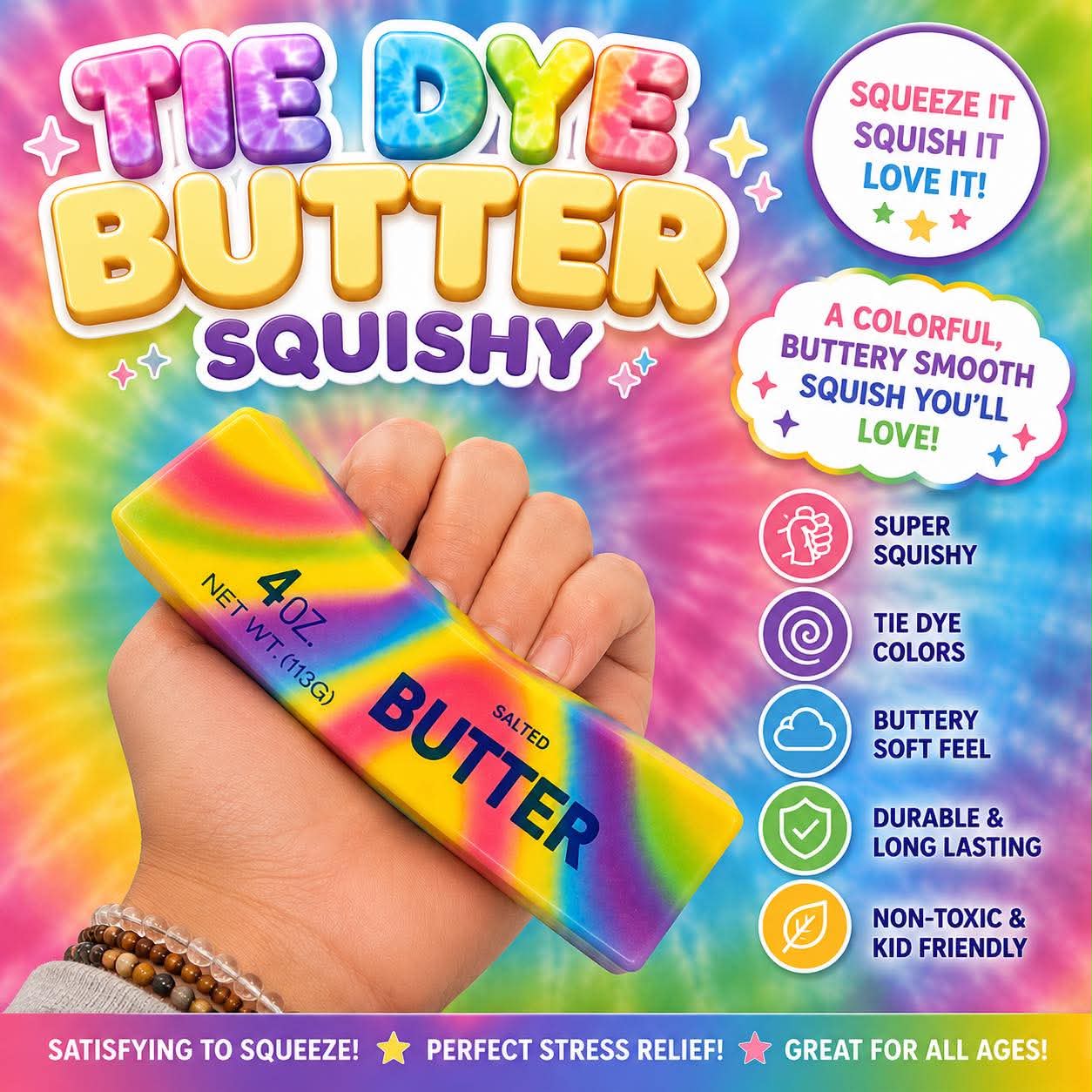Butter Squishy - In Stock and Ready to Ship! – Teal Tiger Boutique