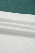 Close-up of the ribbed knit fabric in Marina Blue, Khaki and Cream for the MOUNTAIN AIR SWEATER.