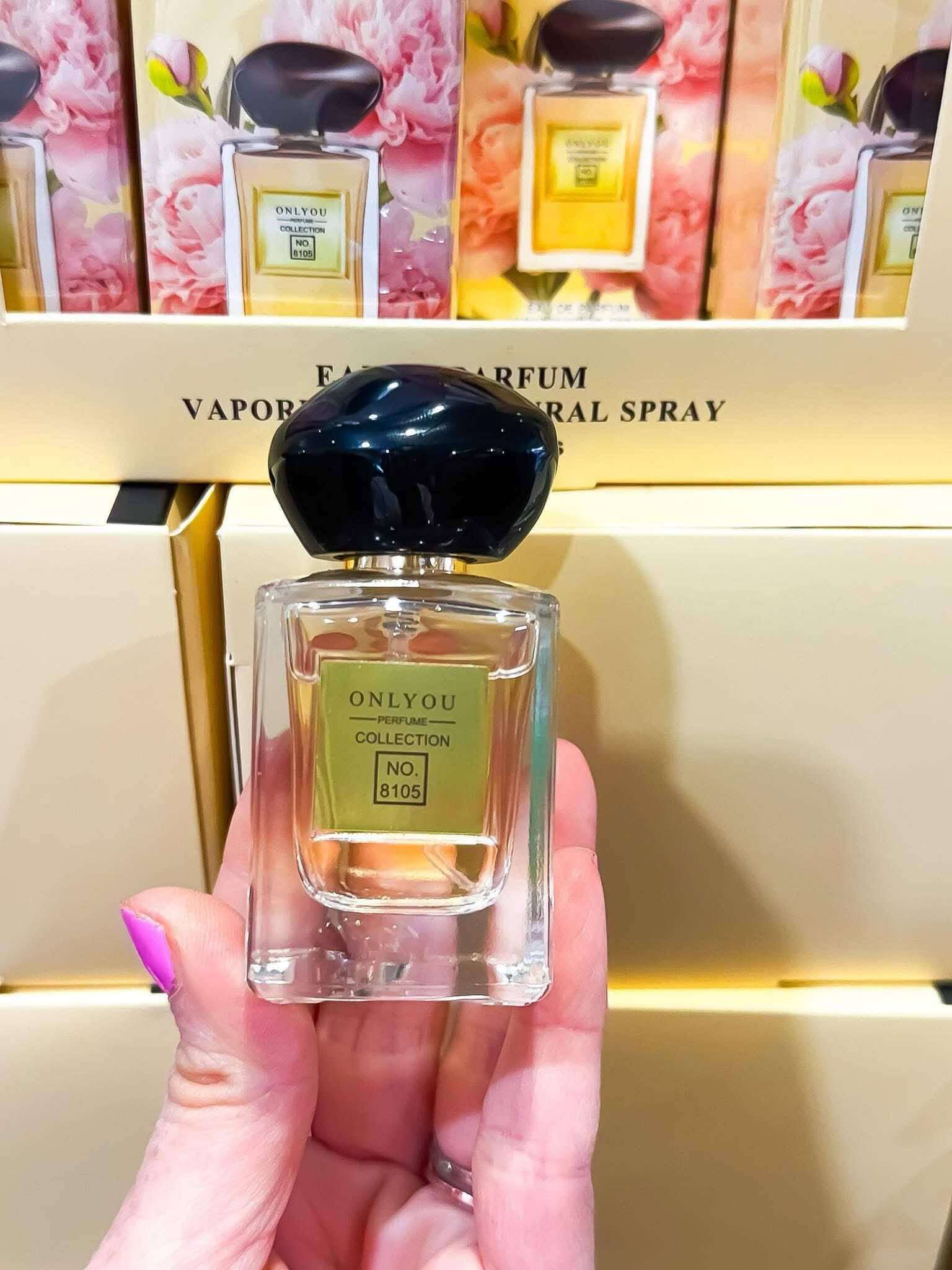 ONLYOU Eau de Parfum No. 8105 in a sleek 30ml bottle, showcasing floral elegance and endless luxury.