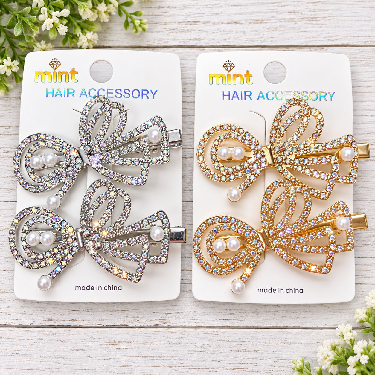 RIBBONS & ROMANCE HAIR CLIPS – Teal Tiger Boutique