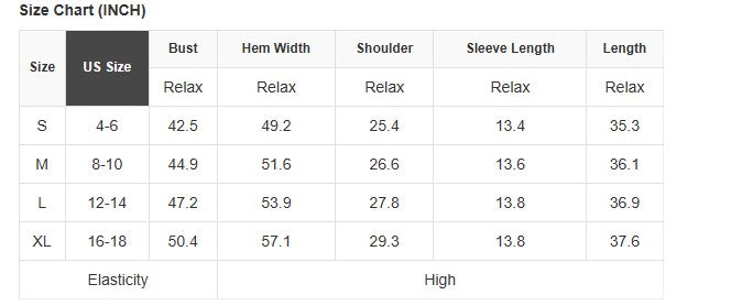 Size chart for TIED WITH GRACE DRESS featuring dimensions for S, M, L, and XL sizes.