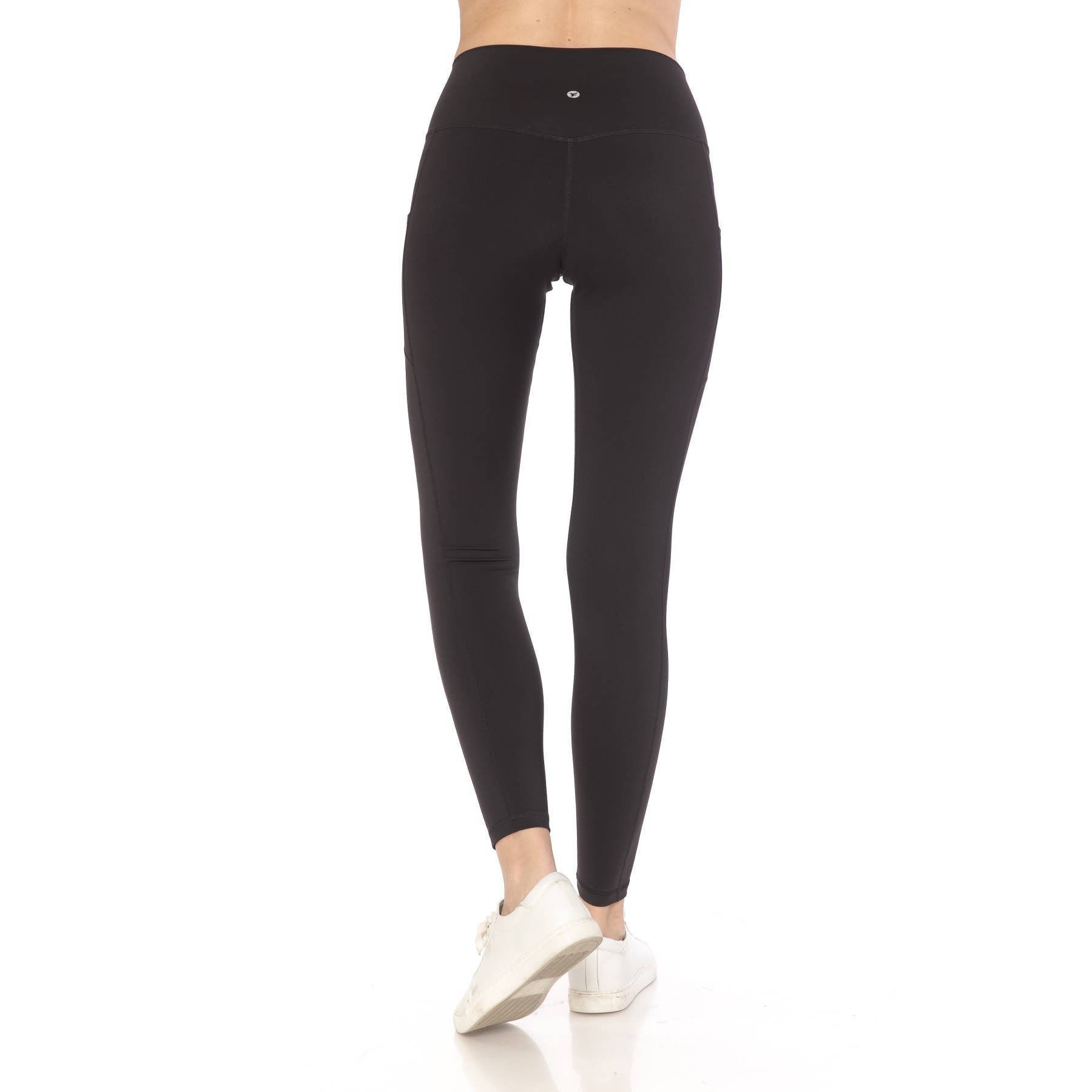 "Move Yourself Leggings in black from Fit USA, back view, perfect for yoga, gym, and everyday wear, high-performance fabric."