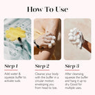 How to use APPLE BLOSSOM - ART CHINOIS COLLECTION by Spongelle: add water, cleanse body, and hang to dry.