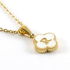 MONOGRAM MOMENTS NECKLACE with personalized 'R' pendant in gold-plated design and elegant chain