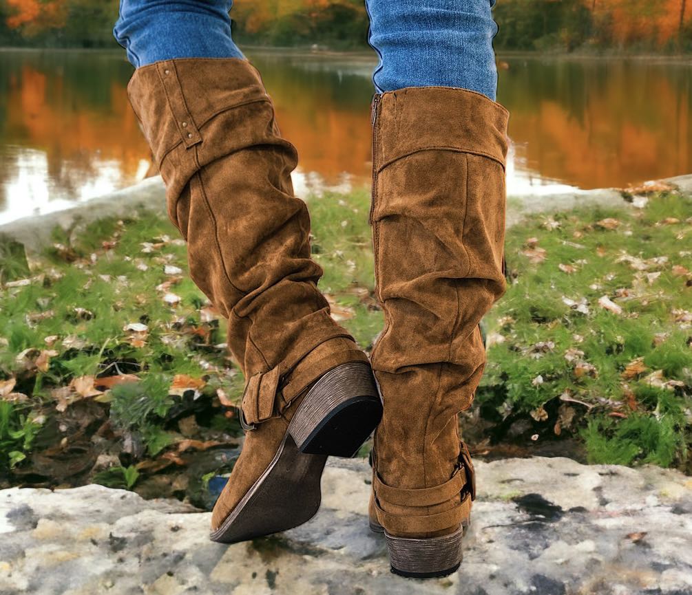 BLITZ BOOTS in Copper By Very G by Very G $44.00 Strut in style with Very G's Women's Blitz Boot in a gorgeous copper color!! Enjoy comfy cushioning while you turn heads with every move. Don this sleek suede-esque stunner with the glossy silver buckle for