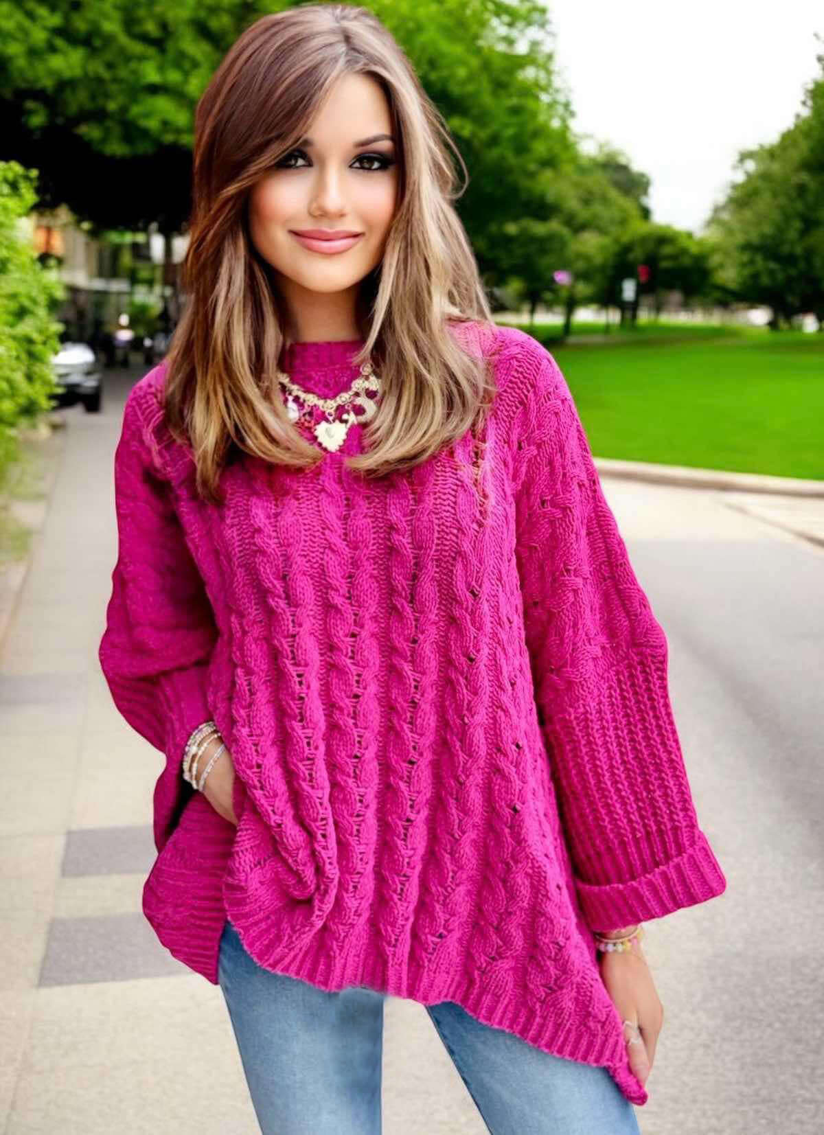 STEFANEL 売れ筋商品|||ステファネル ニット&セーター アウター レディース Sweaters Pink ALI SWEATER | ARCHIVE – Eleven Six Knits