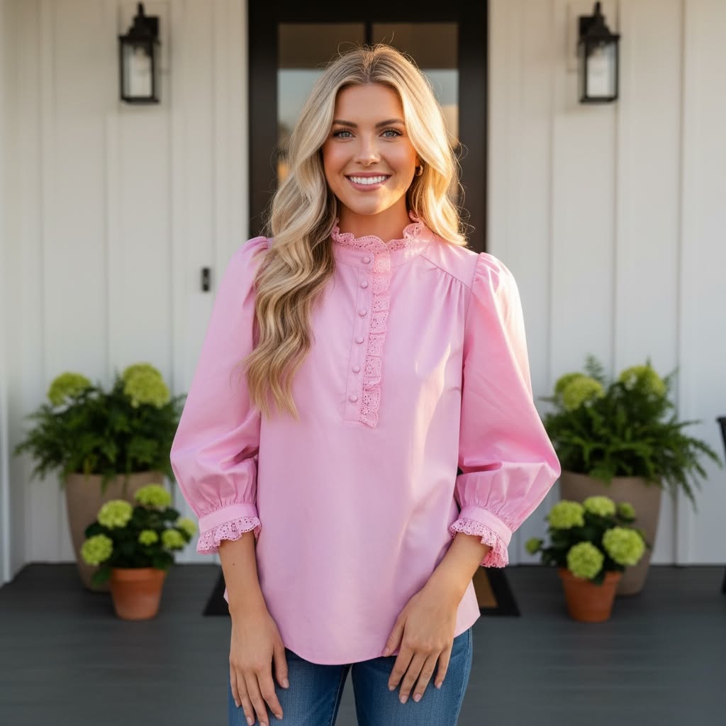 TEMPLATE TOP - Stylish Short Sleeve Shirt – Teal Tiger Boutique