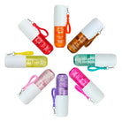 PERFUME POP - by Solo En Ibiza (8 scent choices) in colorful portable mist bottles with keychains.