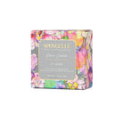 Spongellé Private Reserve Black Orchid infused body buffer box with floral design for luxurious bathing.