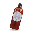 PAMPERED HEN - In Shower Body Lotion 5 scent choices, Pink Kiss scent, 8 oz bottle showcasing elegant design.