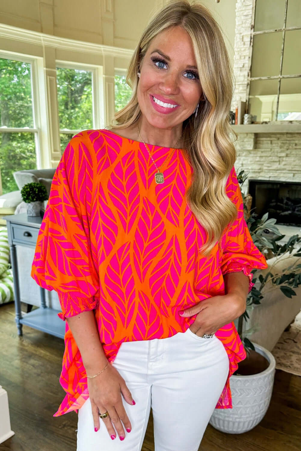 Stylish & Comfy BRANCHING OUT TOP - Trendy Boutique Fashion by Vivian-Lu $32.00 Elevate your wardrobe with the BRANCHING OUT TOP. Enjoy ultimate comfort and style with its relaxed fit, quirky star patches, and playful design! Teal Tiger Boutique