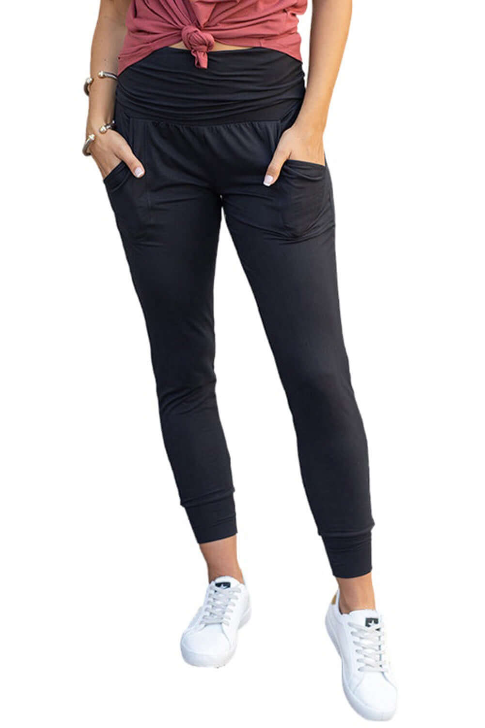 ME TIME JOGGERS (Black) – Comfort & Style by Vivian-Lu $26.00 Discover comfort and style with ME TIME JOGGERS in jet black. Versatile, trendy, and perfect for all-day wear. Shop now at our boutique! Teal Tiger Boutique