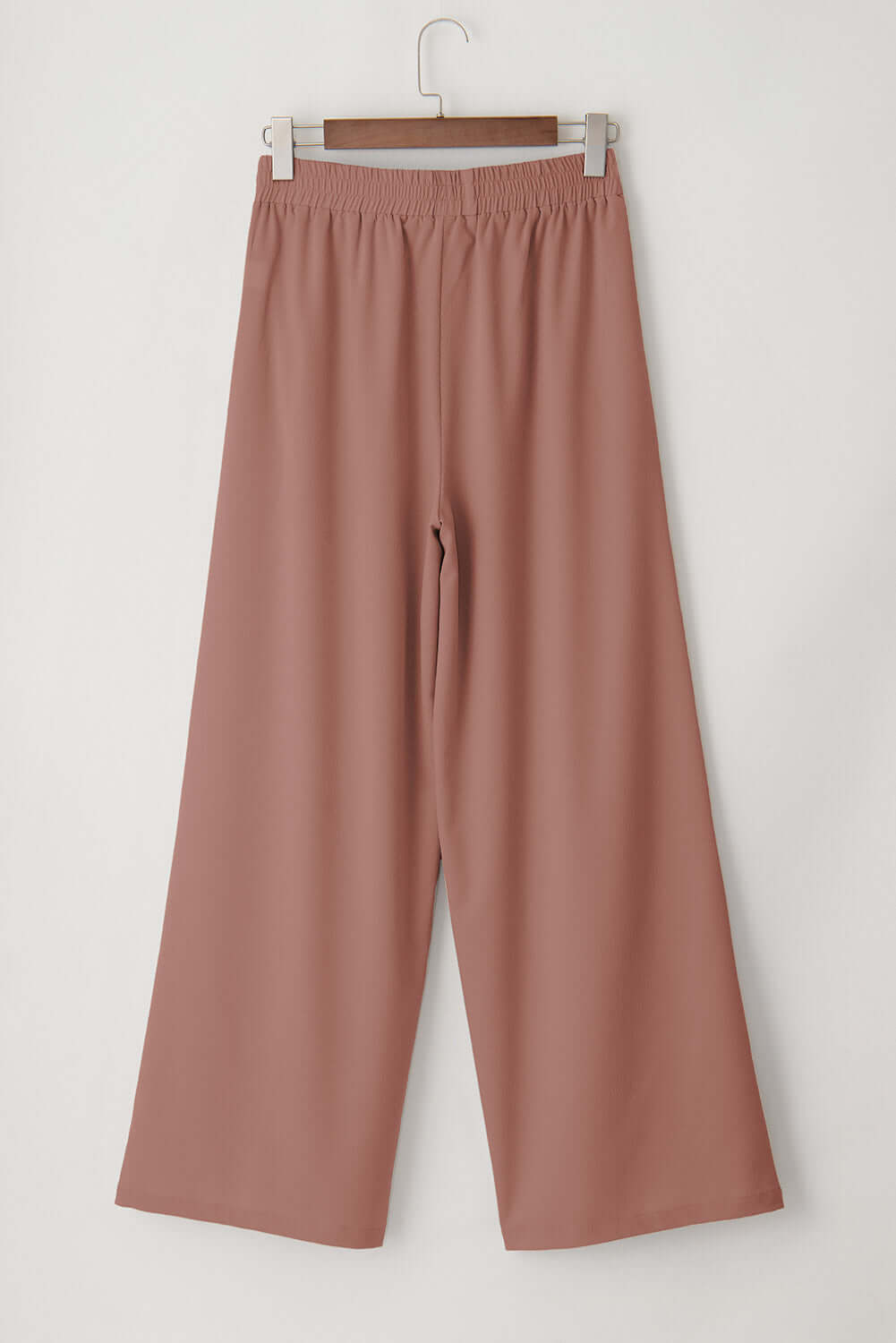 City Sway wide leg pants in cocoa color, featuring a comfortable high-waisted design and relaxed fit.