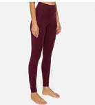 Burgundy FIND YOUR BALANCE Leggings with 5" yoga band, featuring buttery soft stretch fabric for ultimate comfort and style.