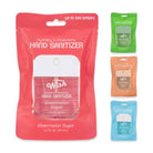WISH HAND SANITIZER NEW (8 SCENTS AVAILABLE) in Watermelon Sugar scent, hydrating formula with moisturizing benefits, 35ml.