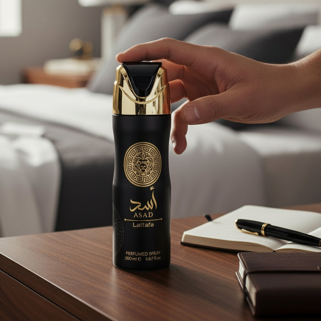 LATTAFA ASAD BODY SPRAY - Sophisticated Fragrance – Teal Tiger